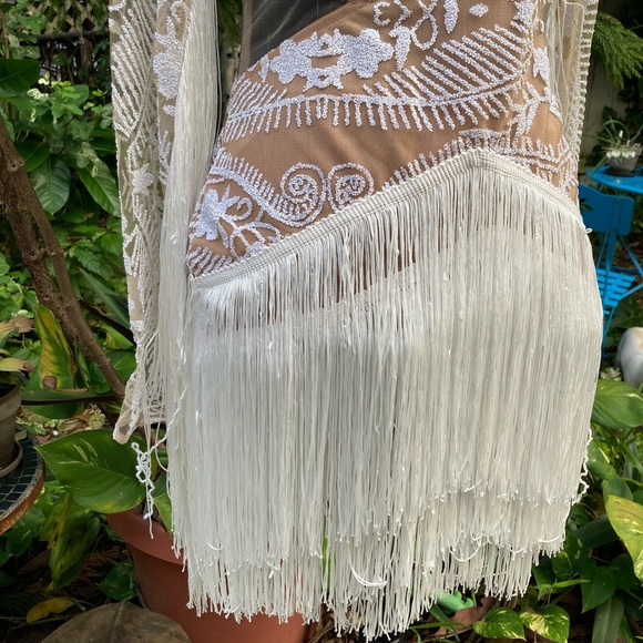 L’atiste fringe & sequin dres NWT sz M - Picture 3 of 14